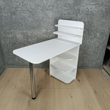 Стіл манікюрний MS-3 Білий розкладний