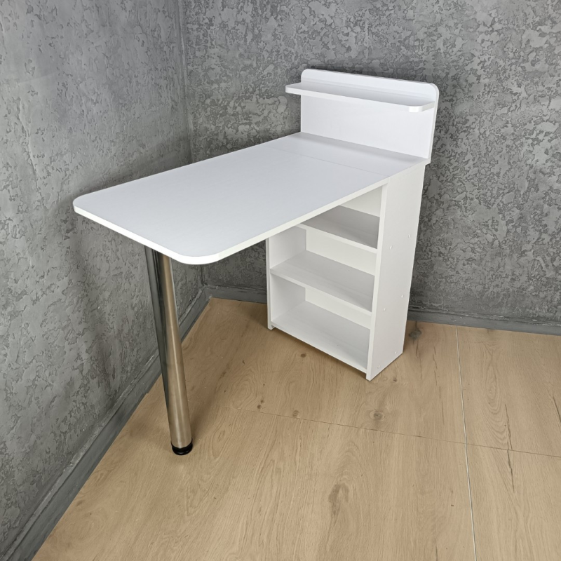 Стіл манікюрний MS-1х3D Білий розкладний