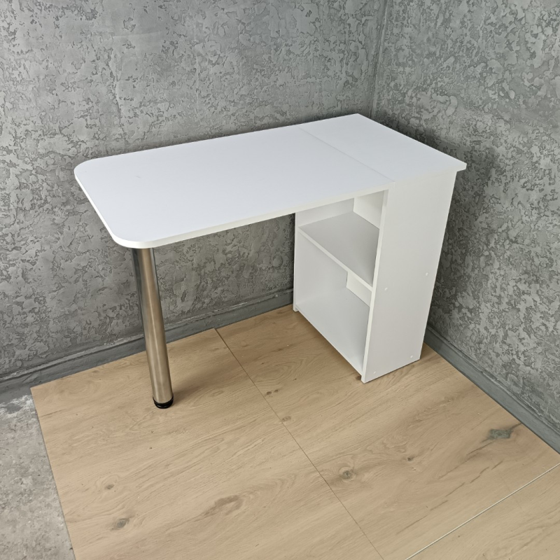 Стіл манікюрний MS-1x2 Білий розкладний