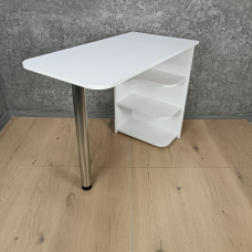 Стіл манікюрний MS-1x3R Білий розкладний